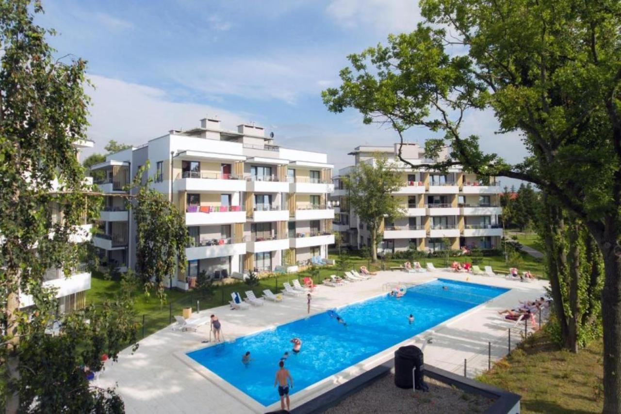 Apartament Turkus Na Rezydencji Ustronie Morskie Luaran gambar